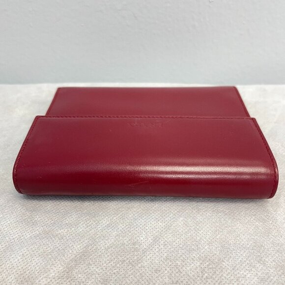 Prada Bordeaus Leather Wallet w/ Coin Pouch - Preowned - Picture 9 of 14